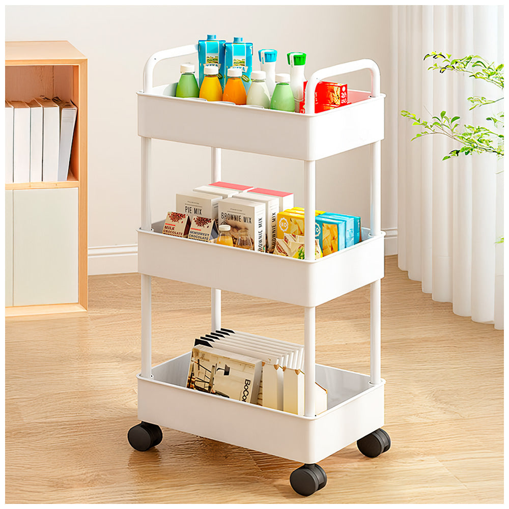 Carrito Organizador 3 Niveles con Ruedas para Cocina AY8
