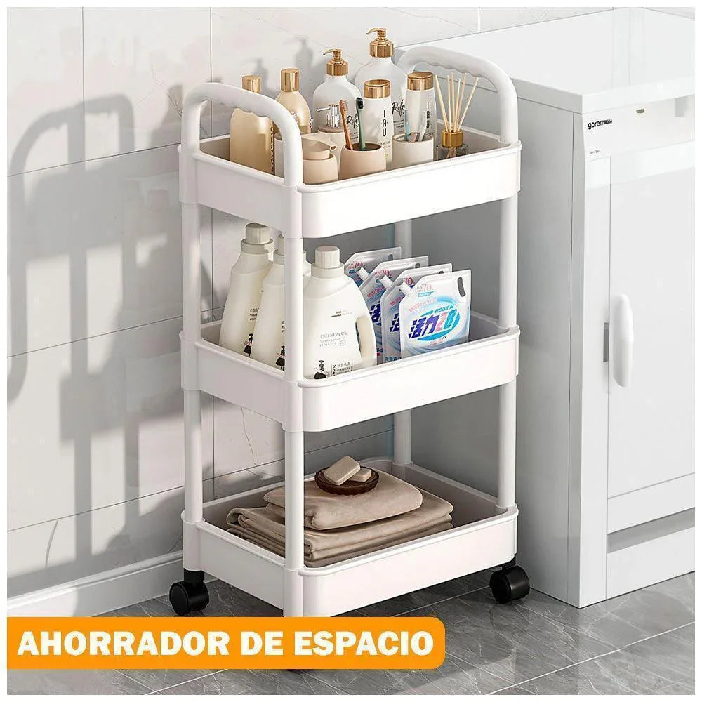 Carrito Organizador 3 Niveles de Baño JK3