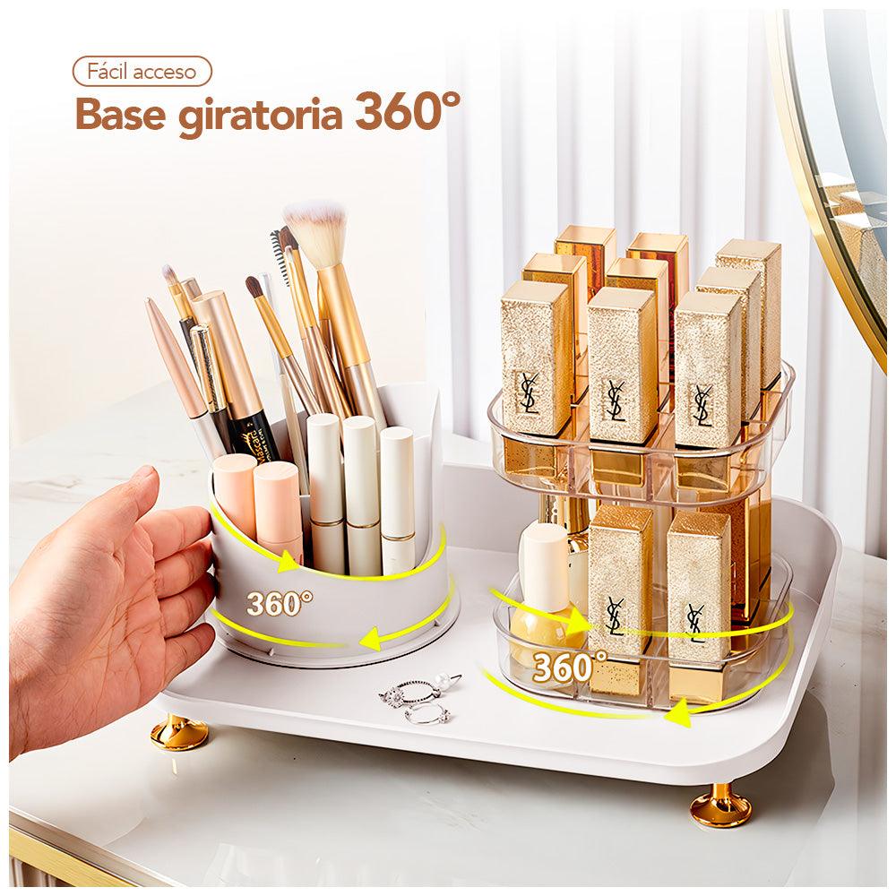 Organizador de Maquillaje Porta Brochas Giratorio A76