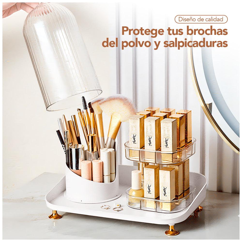 Organizador de Maquillaje Porta Brochas Giratorio A76