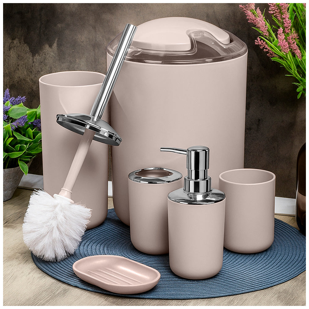Kit de 6 Accesorios de Baño Elegante C25