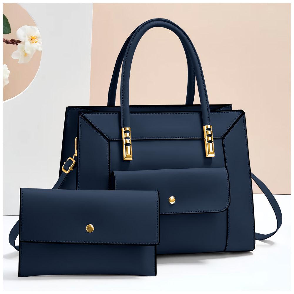 Cartera de Mujer Elegante 2 Piezas con Bolsillo Delantero GD7