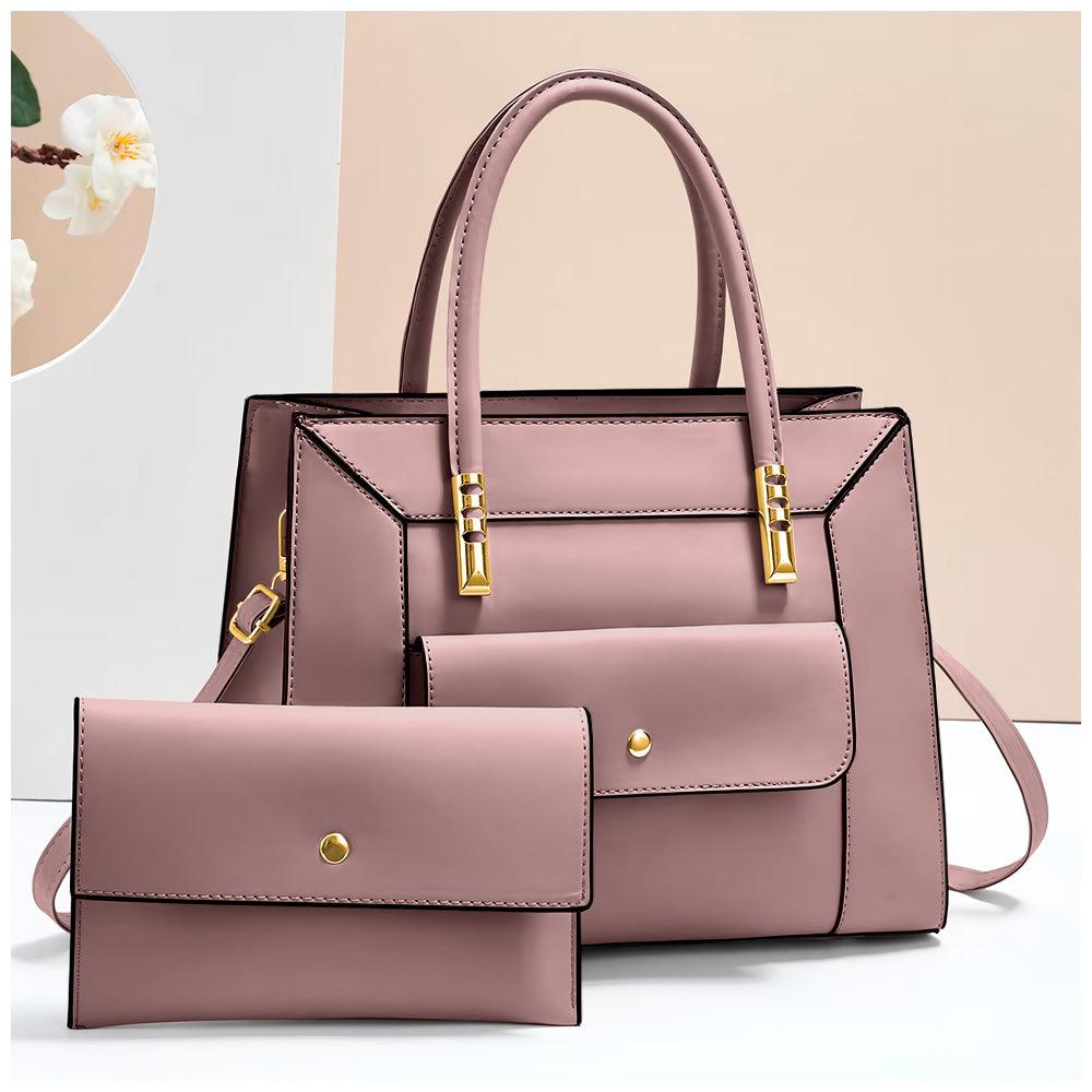Cartera de Mujer Elegante 2 Piezas con Bolsillo Delantero GD7