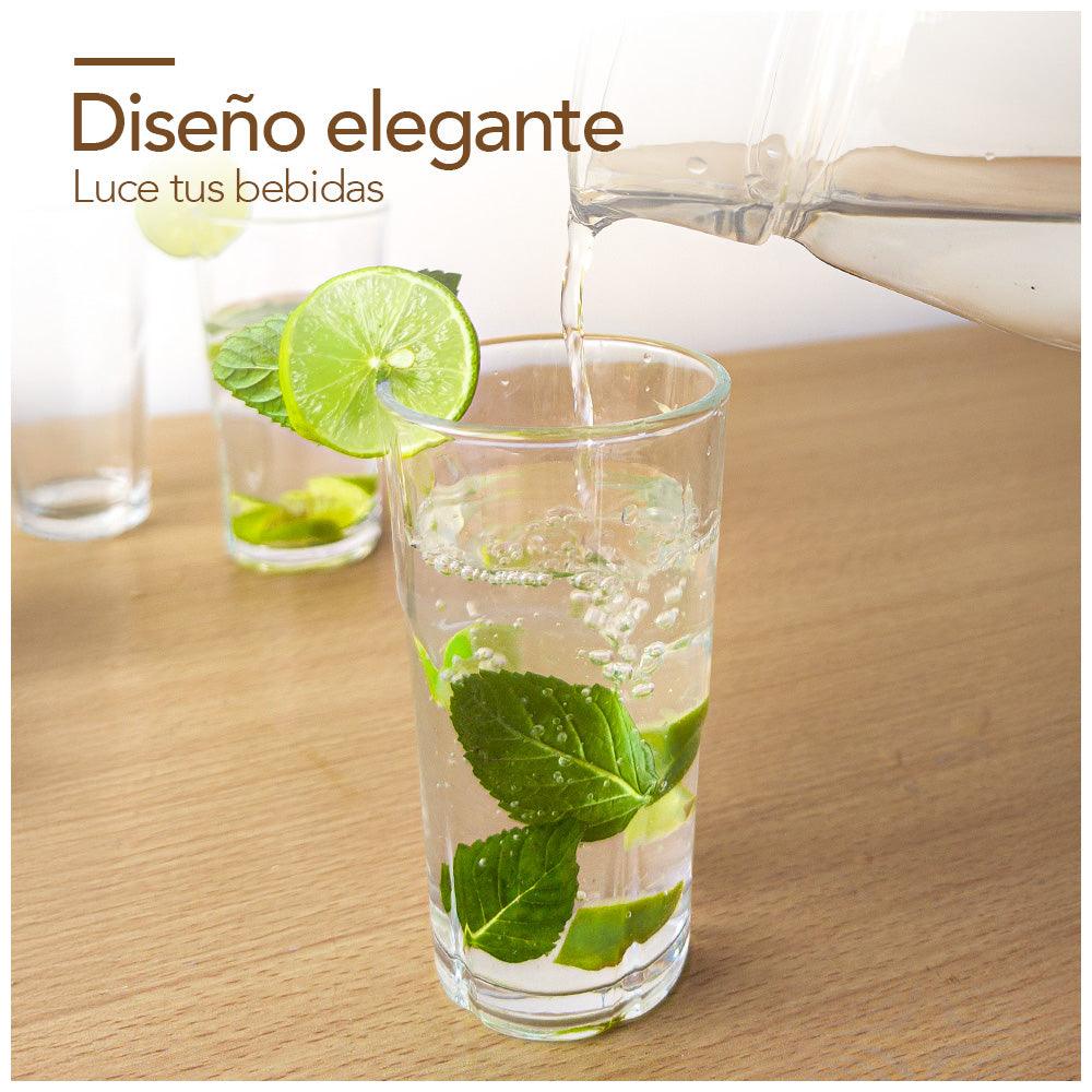 Set de 3 Vasos de Vidrio Alto 330 ML M4V