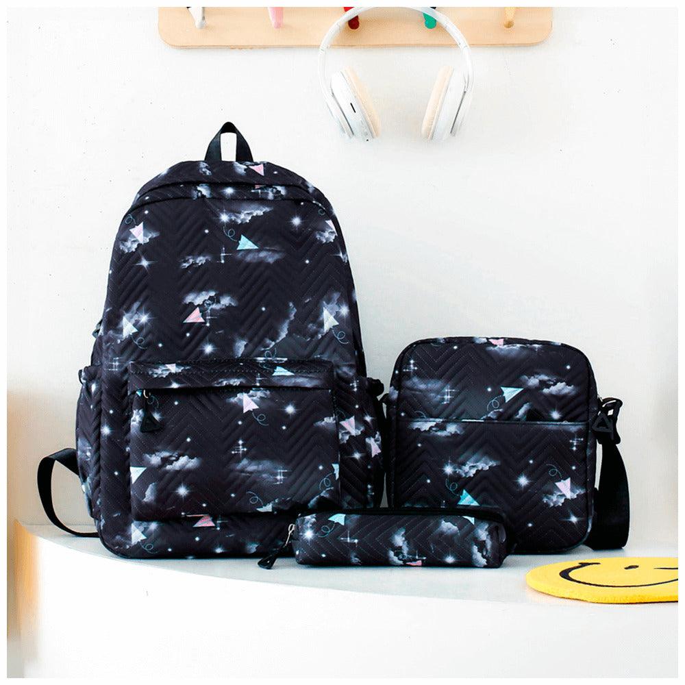 Mochila Kawaii 3 Piezas Porta Laptop 15,6" BP1