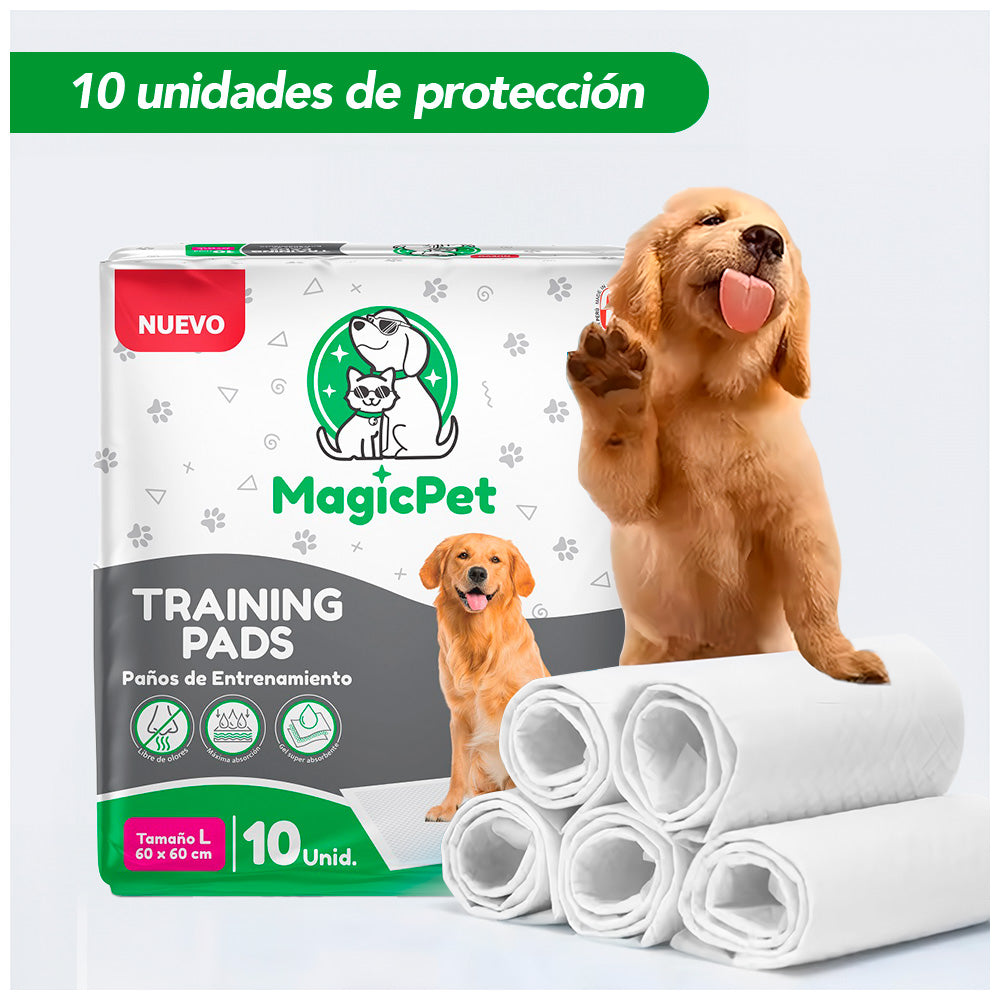 Pack x3 Pañales para Mascotas Super Absorbente Talla L 30 UND HY6