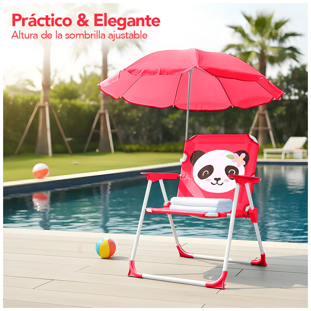Silla para Niños Plegable con Sombrilla XC6