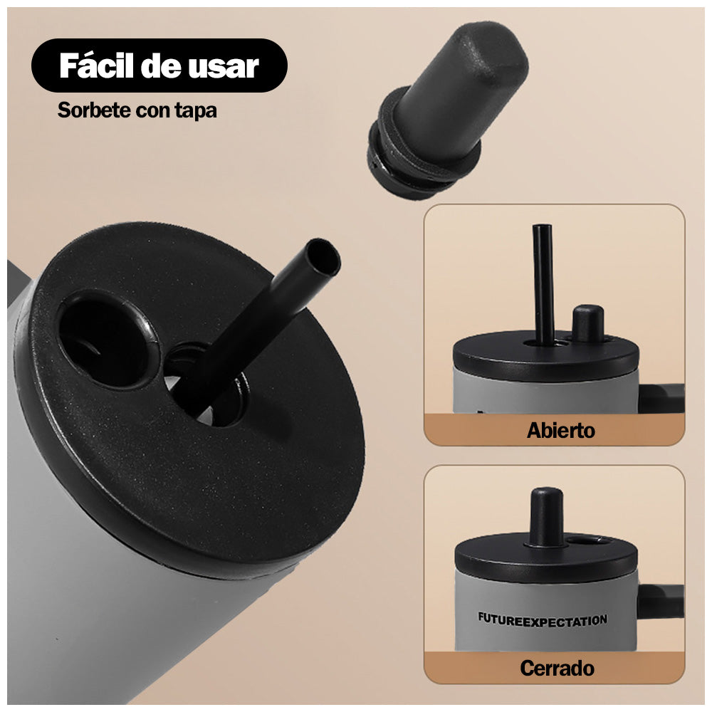 Vaso Térmico de Acero Inoxidable con Sorbete 700 ML Y84