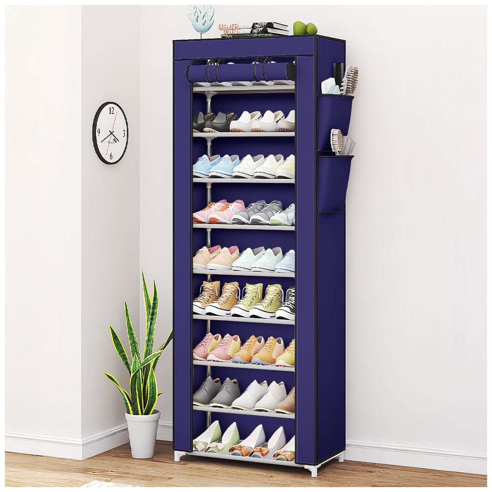 Zapatera Organizador 9 Niveles Desmontable de Tela A46