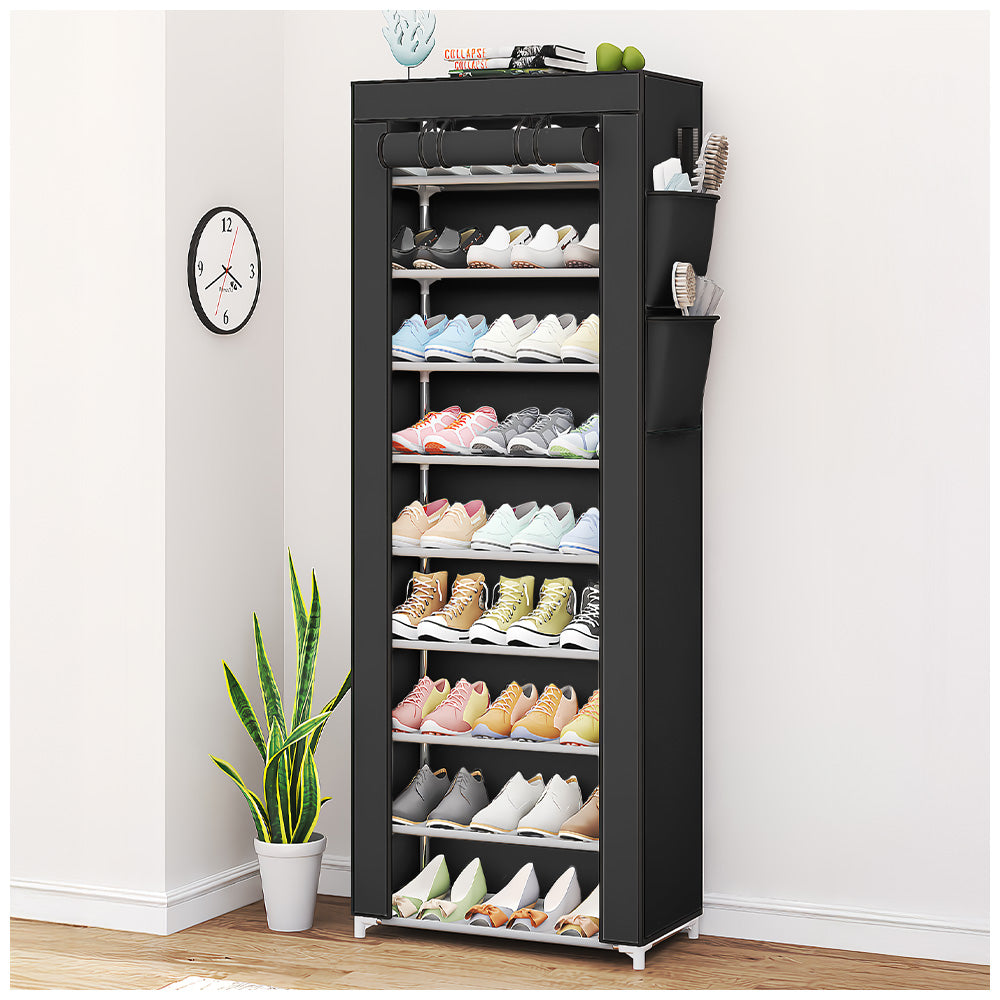 Zapatera Organizador 9 Niveles Desmontable de Tela A46