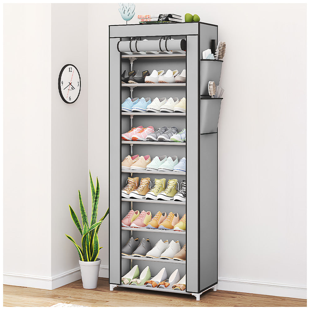 Zapatera Organizador 9 Niveles Desmontable de Tela A46