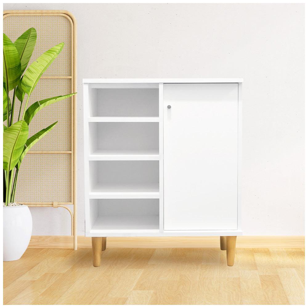 Mueble de Melamina 4 Niveles 1 Puerta Roma