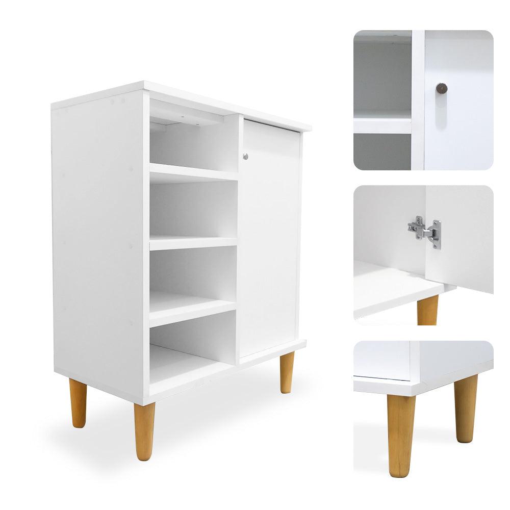 Mueble de Melamina 4 Niveles 1 Puerta Roma