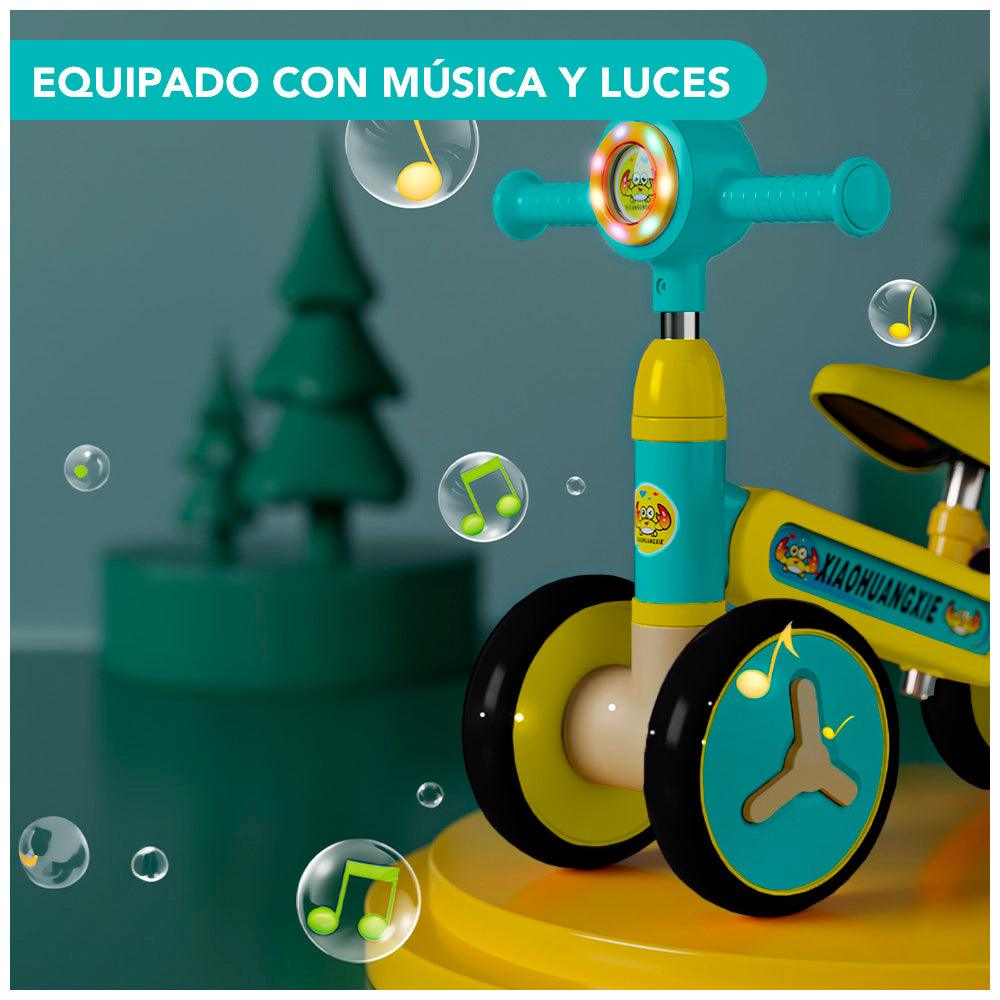 Correpasillos Bicicleta de Equilibrio Musical con Luces para Niños CS2 - Keller Perú