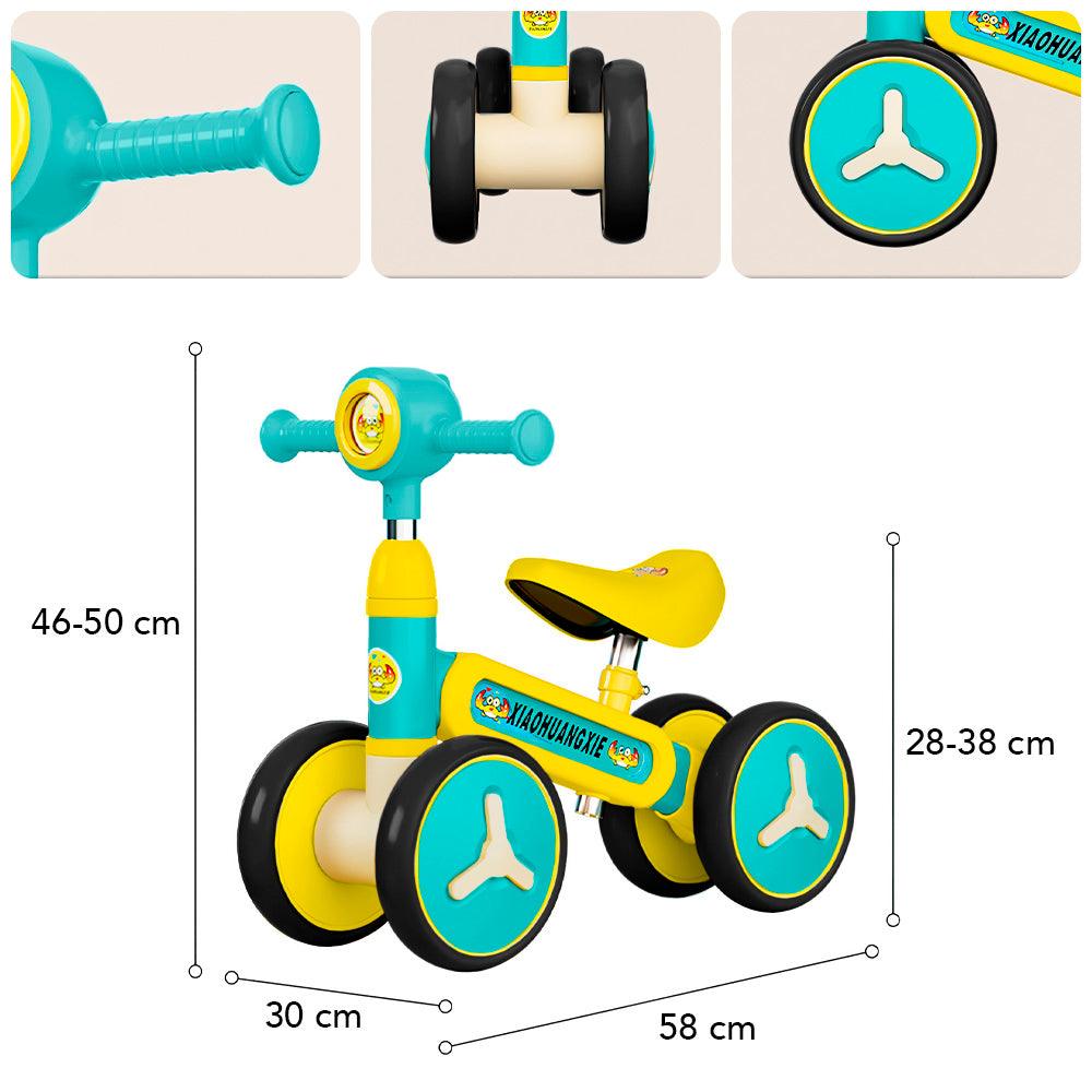 Correpasillos Bicicleta de Equilibrio Musical con Luces para Niños CS2 - Keller Perú