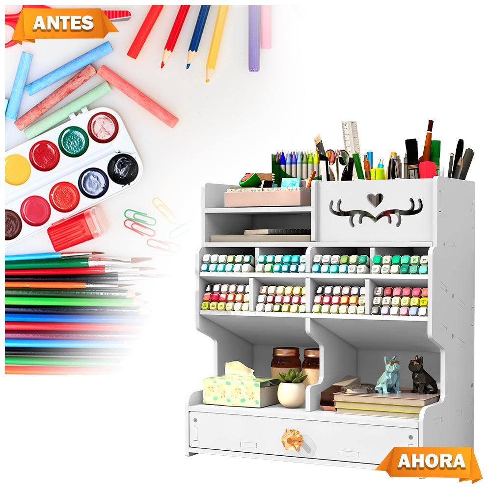 Estante Organizador de Escritorio Oficina Sticker Kawaii J29 - Keller Perú