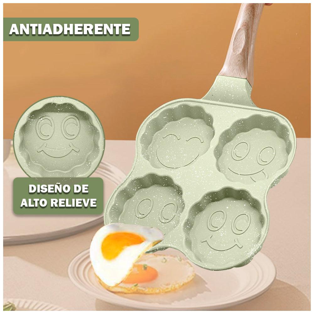 Sartén Antiadherente 4 Divisiones con Diseños Kawaii G02 - Keller Perú