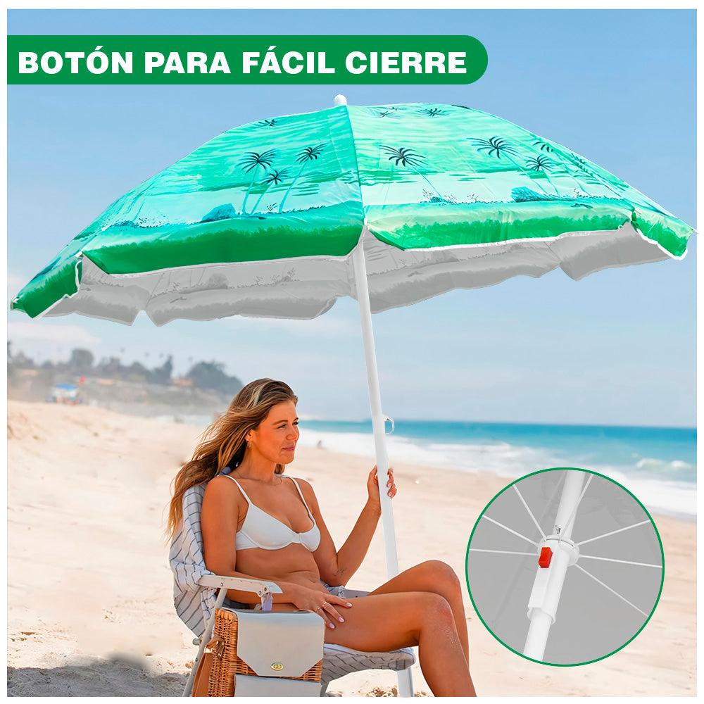 Sombrilla de Playa Grande 175cm Y83 - Keller Perú