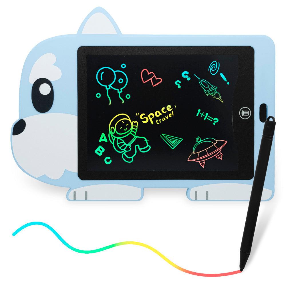 Tablet Pizarra de Dibujo LCD Trazo de Colores para Niños Diseño Perro HD2 - Keller Perú