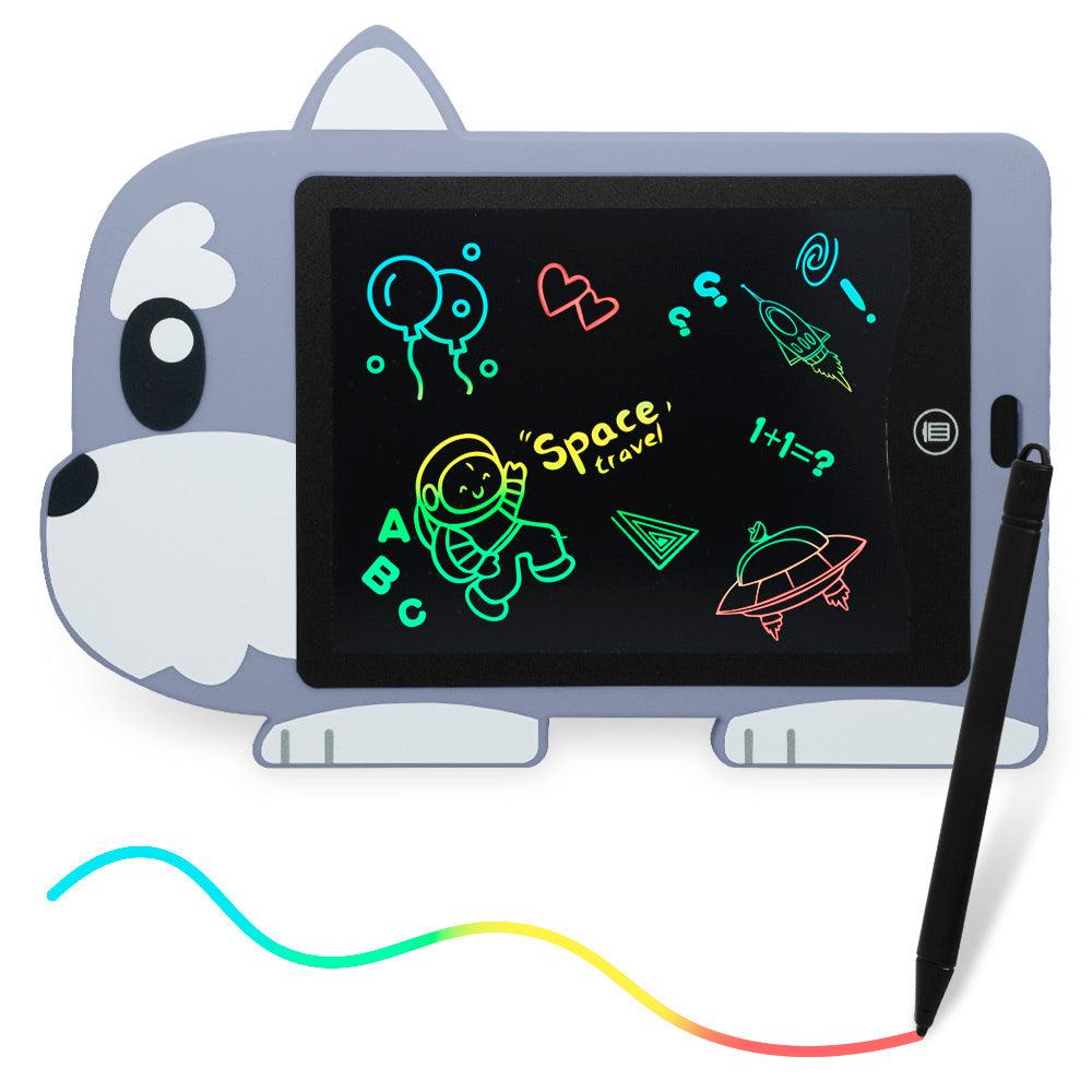 Tablet Pizarra de Dibujo LCD Trazo de Colores para Niños Diseño Perro HD2 - Keller Perú
