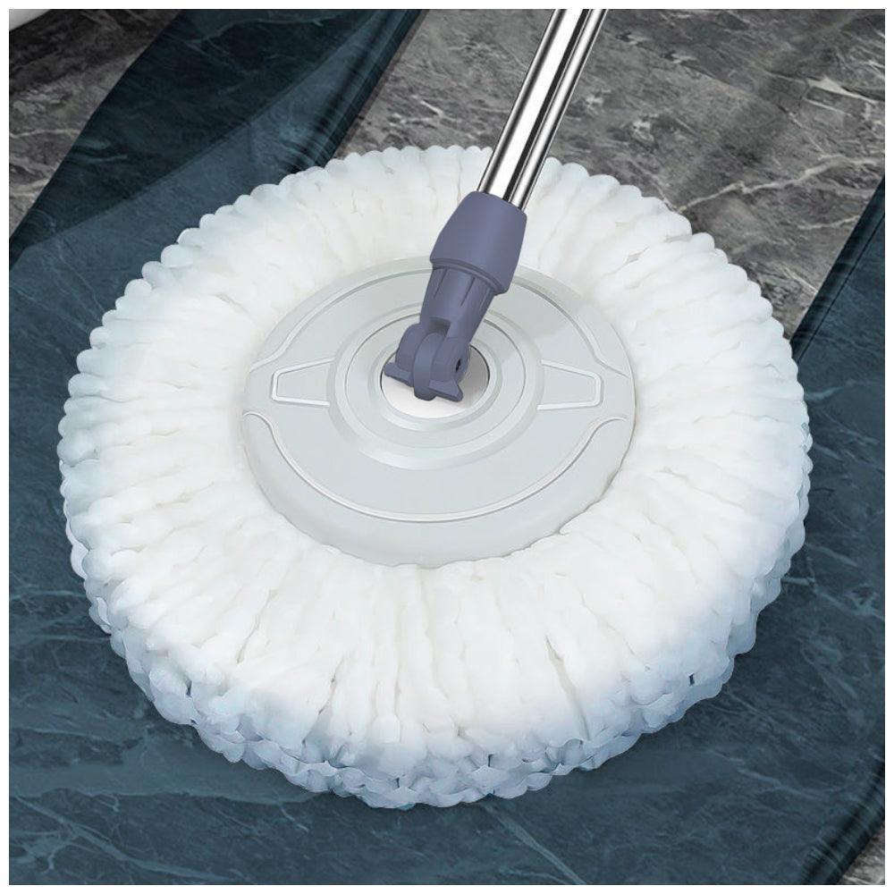 Balde Escurridor Trapeador Giratorio Cuadrado 72V Y Colgador de Regalo - Keller Perú