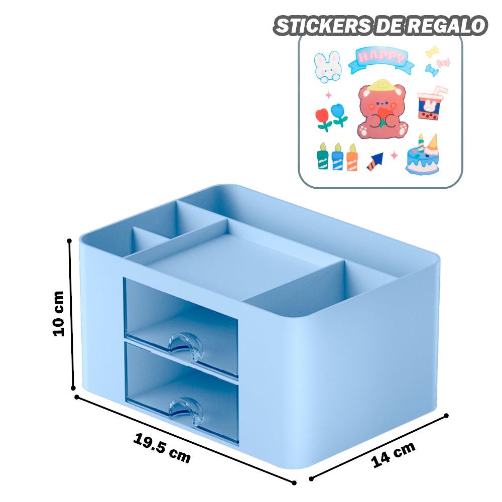 Caja Organizador Multifuncional para Escritorio y Oficina Porta Lapiceros Plumones U74 - Keller Perú