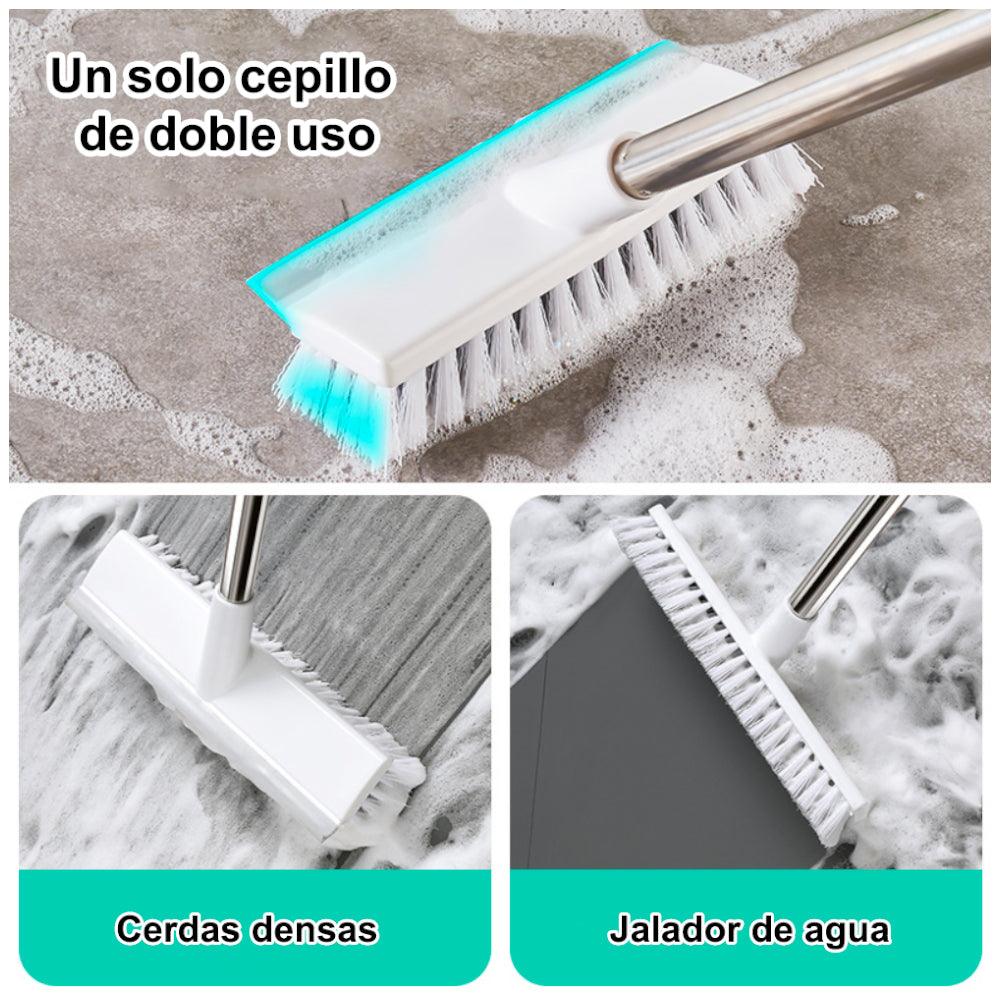 Cepillo de Limpieza 2 en 1 Escoba y Secador Multifuncional Blanco - Keller Perú