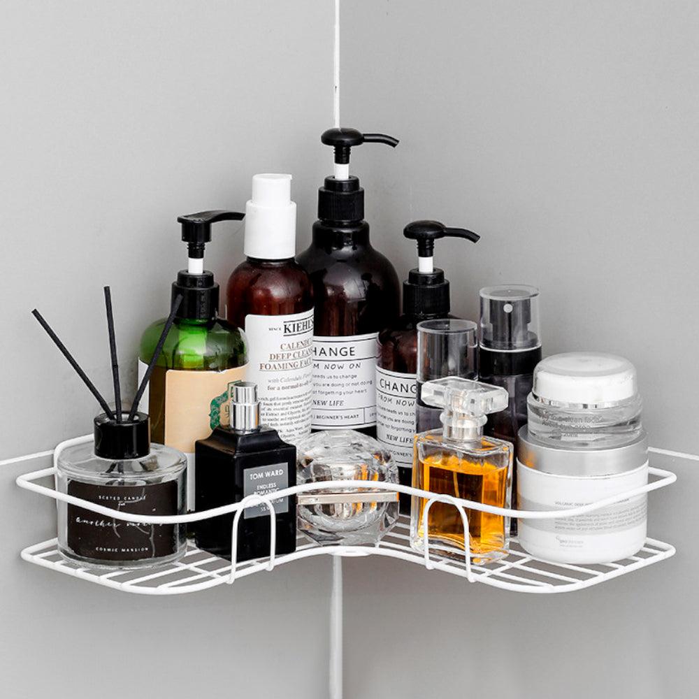 Organizador Esquinero Baño Cocina con Adhesivo Blanco - Keller Perú