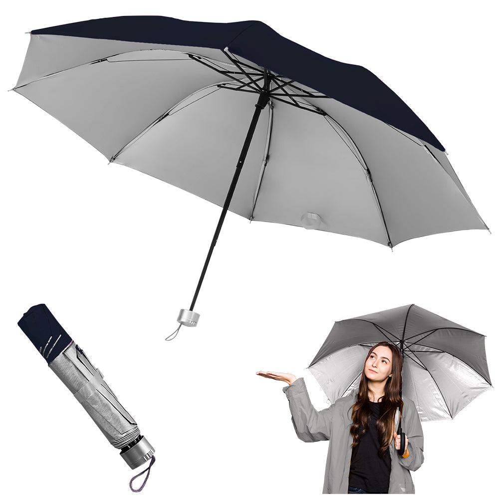 Paraguas Plegable Sombrilla de Mano para Sol Lluvia K02 - Keller Perú