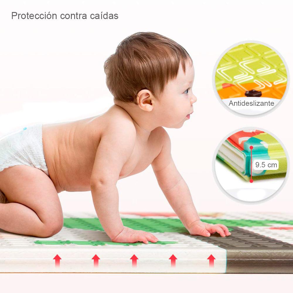 Piso Plegable Reversible para Niños y Bebés 180x200cm Diseño A - Keller Perú