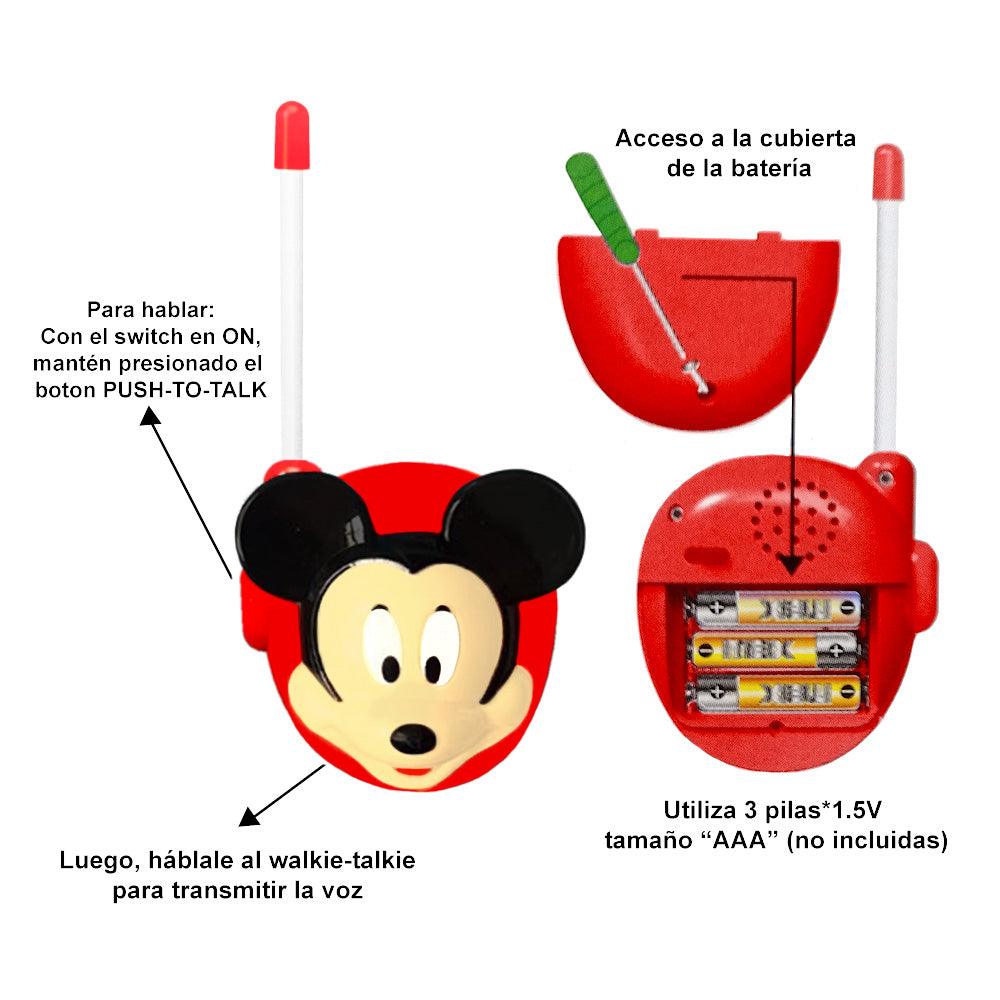 Walkie Talkies Inalámbrico para Niños Intercomunicador Mickey Mouse - Keller Perú